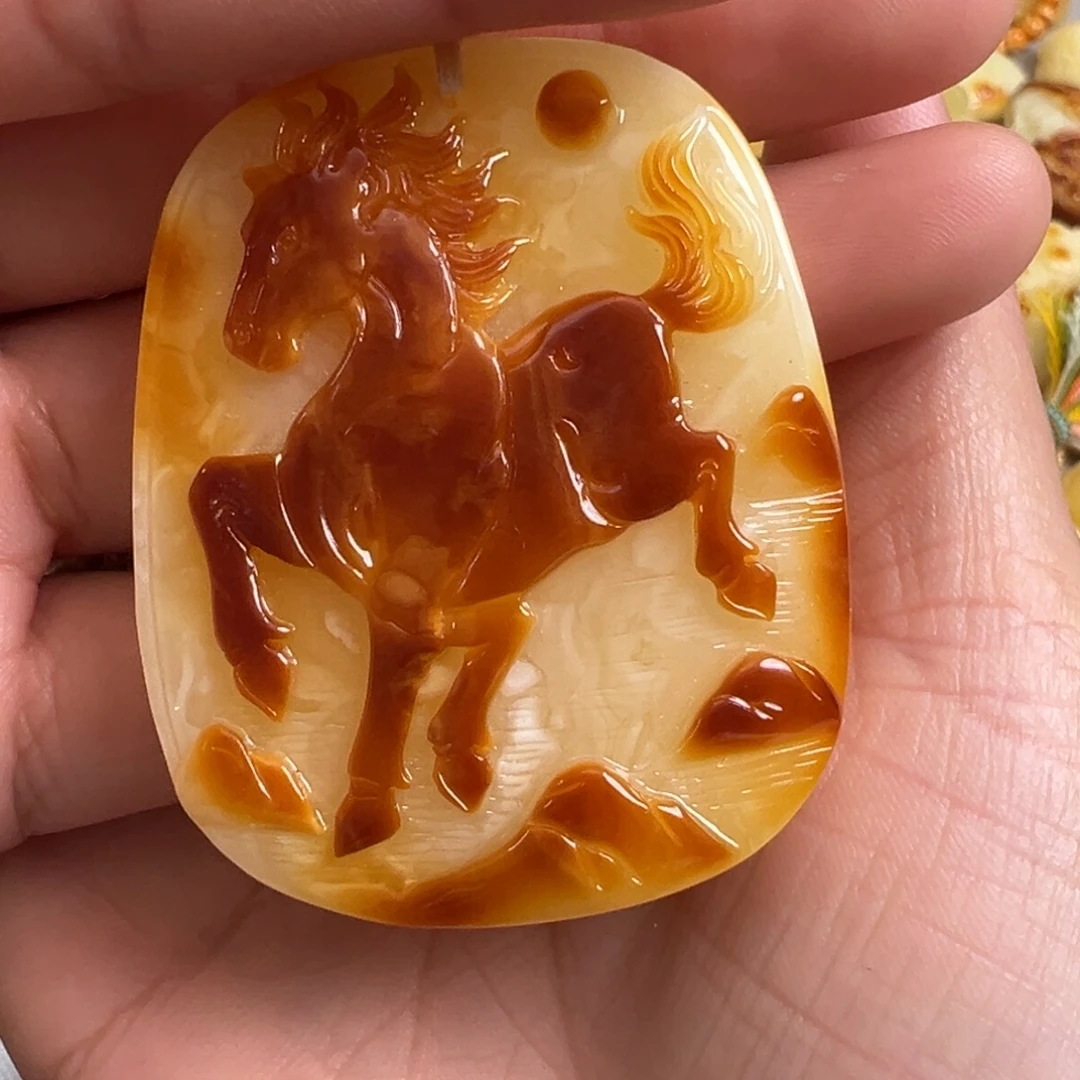 韩***哥蜜蜡未镶嵌裸石蜜蜡