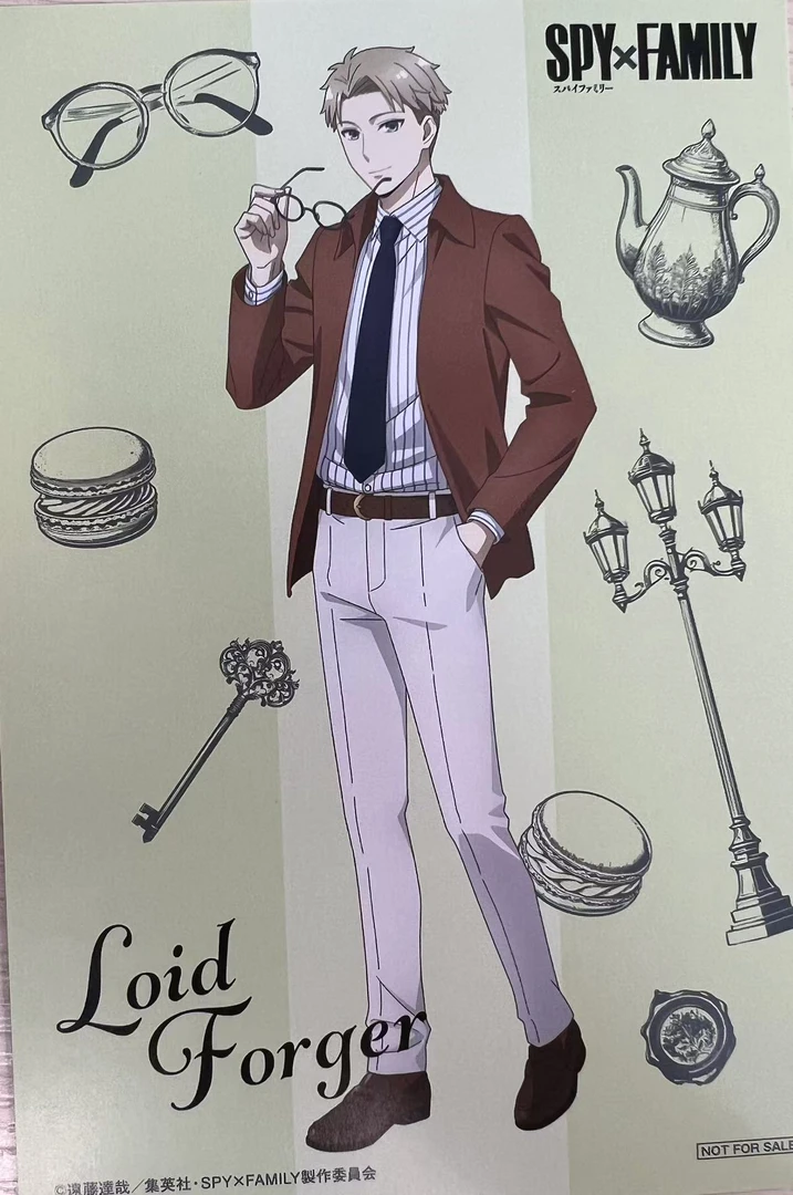 JF25间谍过家家限定法式特典小卡（默认代拆）