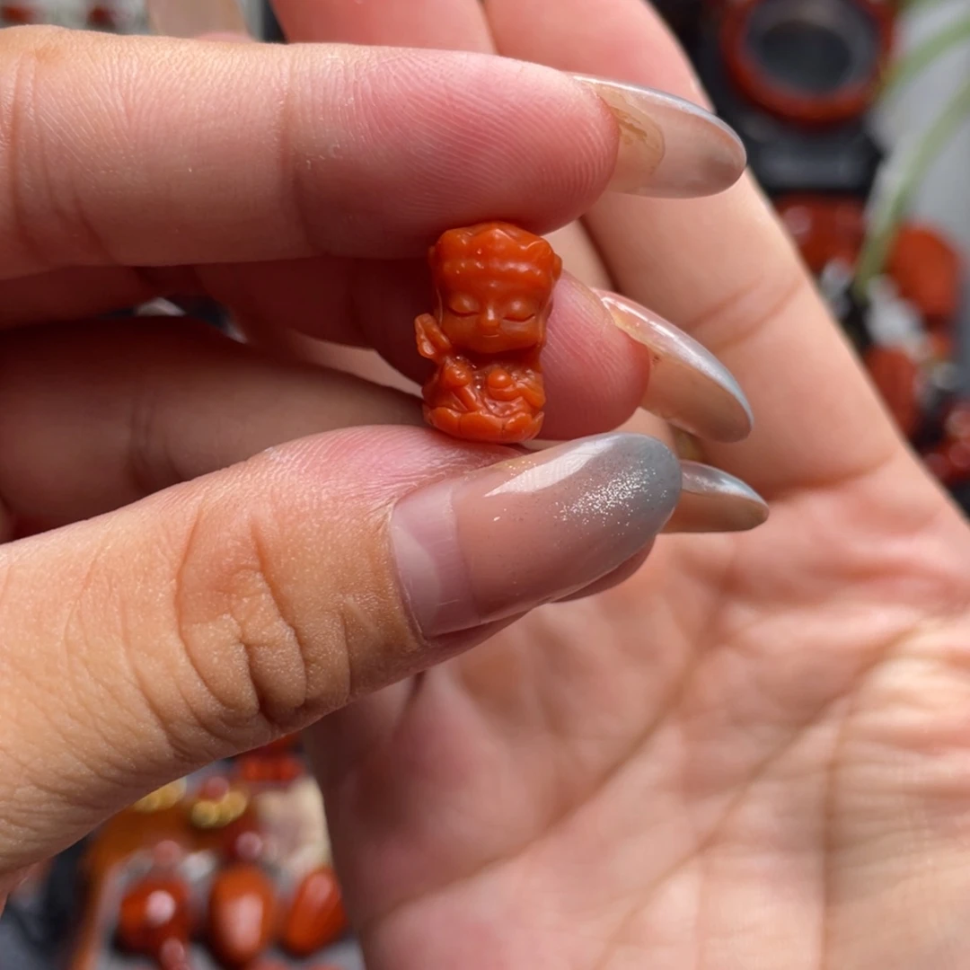 【闪购商品】未镶嵌地藏王南红玛瑙