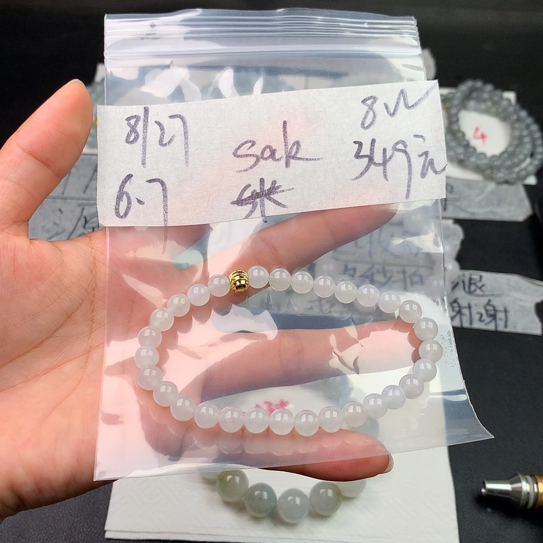 未镶嵌定制翡翠翡翠珠串