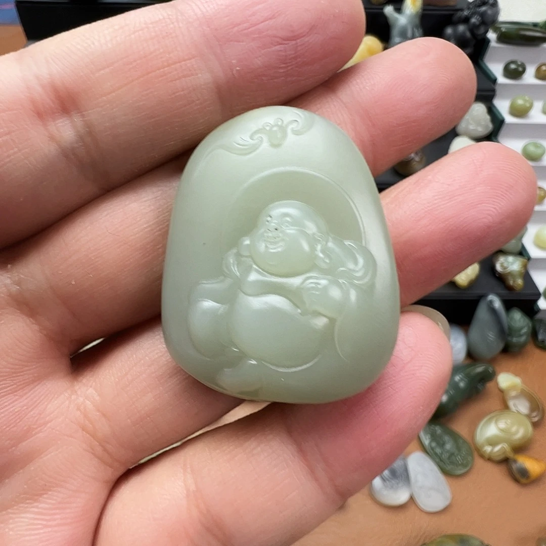 玖***室和田玉（糖玉）未镶嵌珠宝半成品