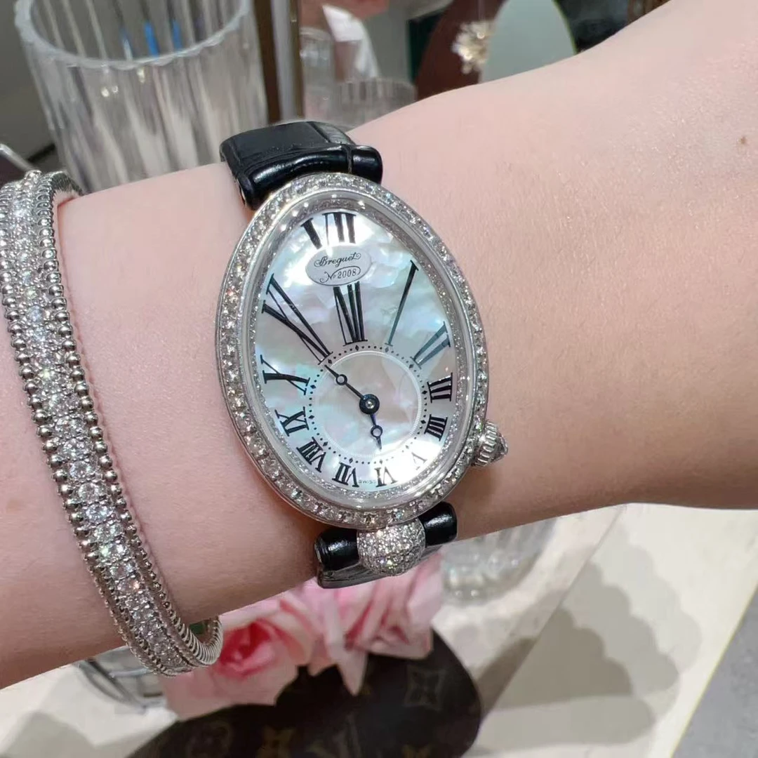 99新 BREGUET/宝玑 8928王后自动白金 25*33盘