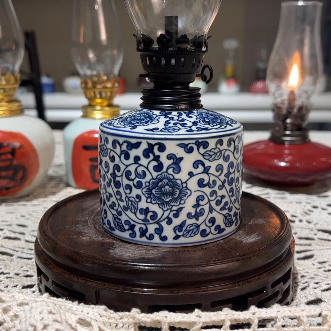 摆件景德镇陶瓷香薰灯