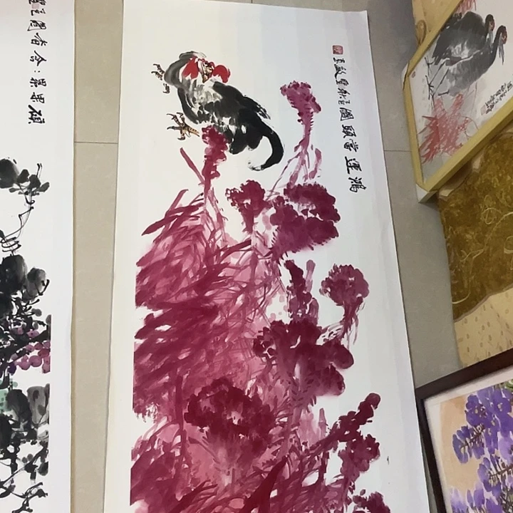 国画张圣敏先生纯手绘作品