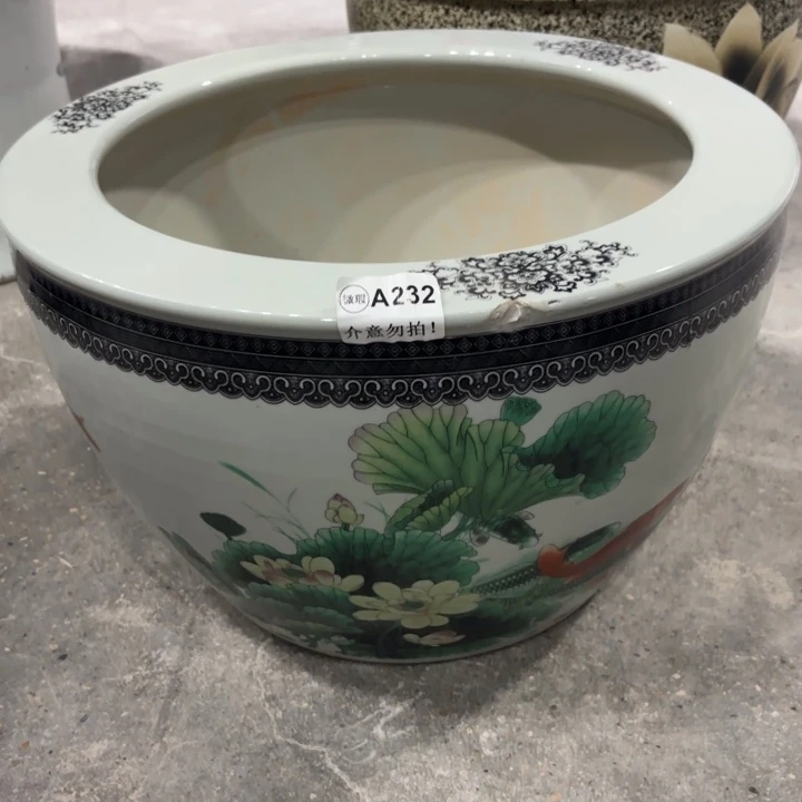 陶瓷鱼缸微瑕尺寸40-25