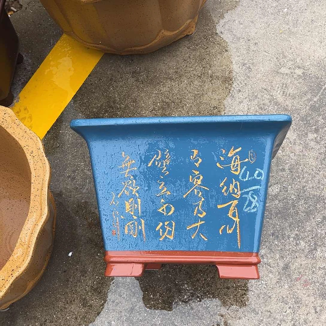 紫砂花盆盆景艺术