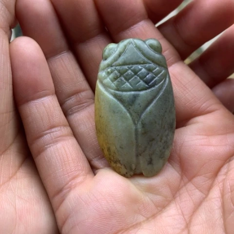 【闪购商品】未镶嵌岫岩河磨玉（透闪石质玉）挂件