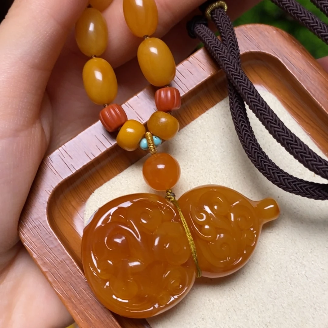 【闪购商品】蜜蜡颈饰未镶嵌项链