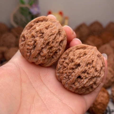 吊坠文玩核桃38全品虎头