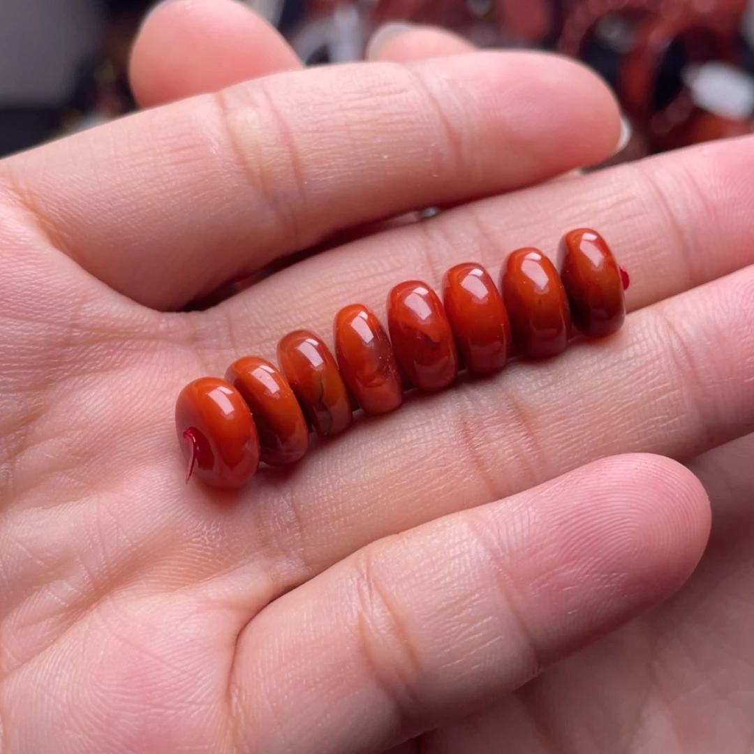 【闪购商品】未镶嵌隔片8片10mm南红玛瑙?***?