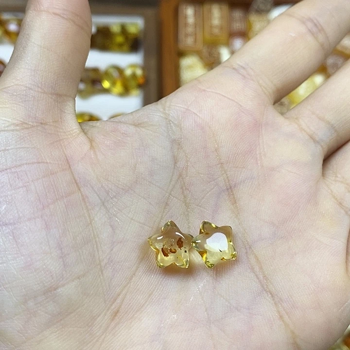 吊坠橄榄核两颗星星71