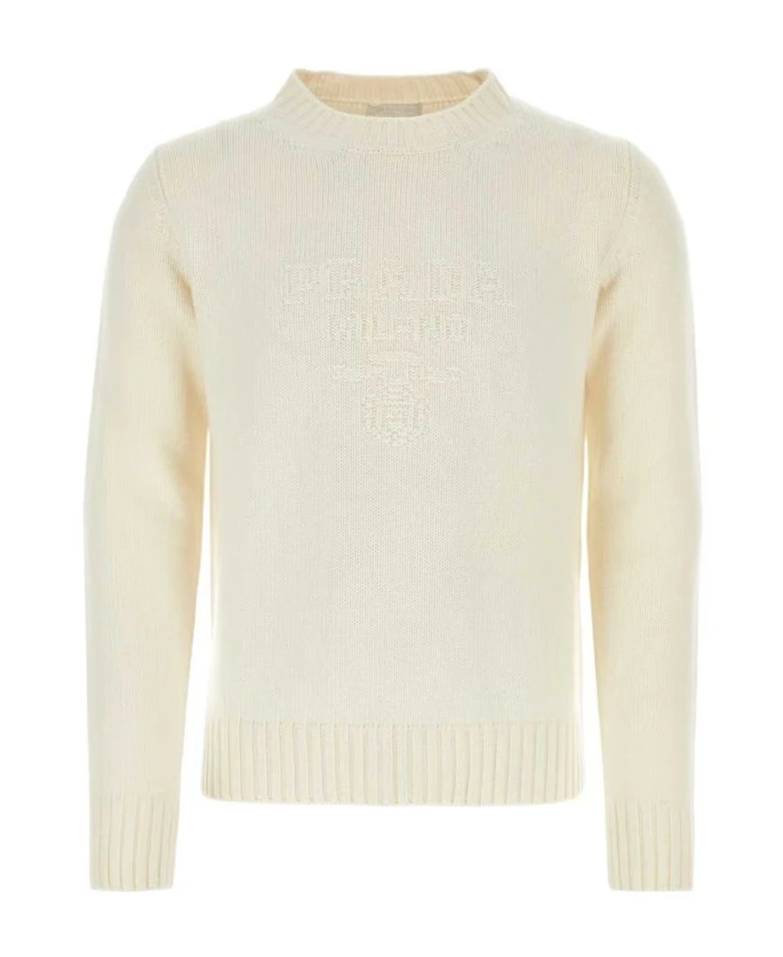 未使用 Prada/普拉达 圆领长袖羊绒羊毛衣