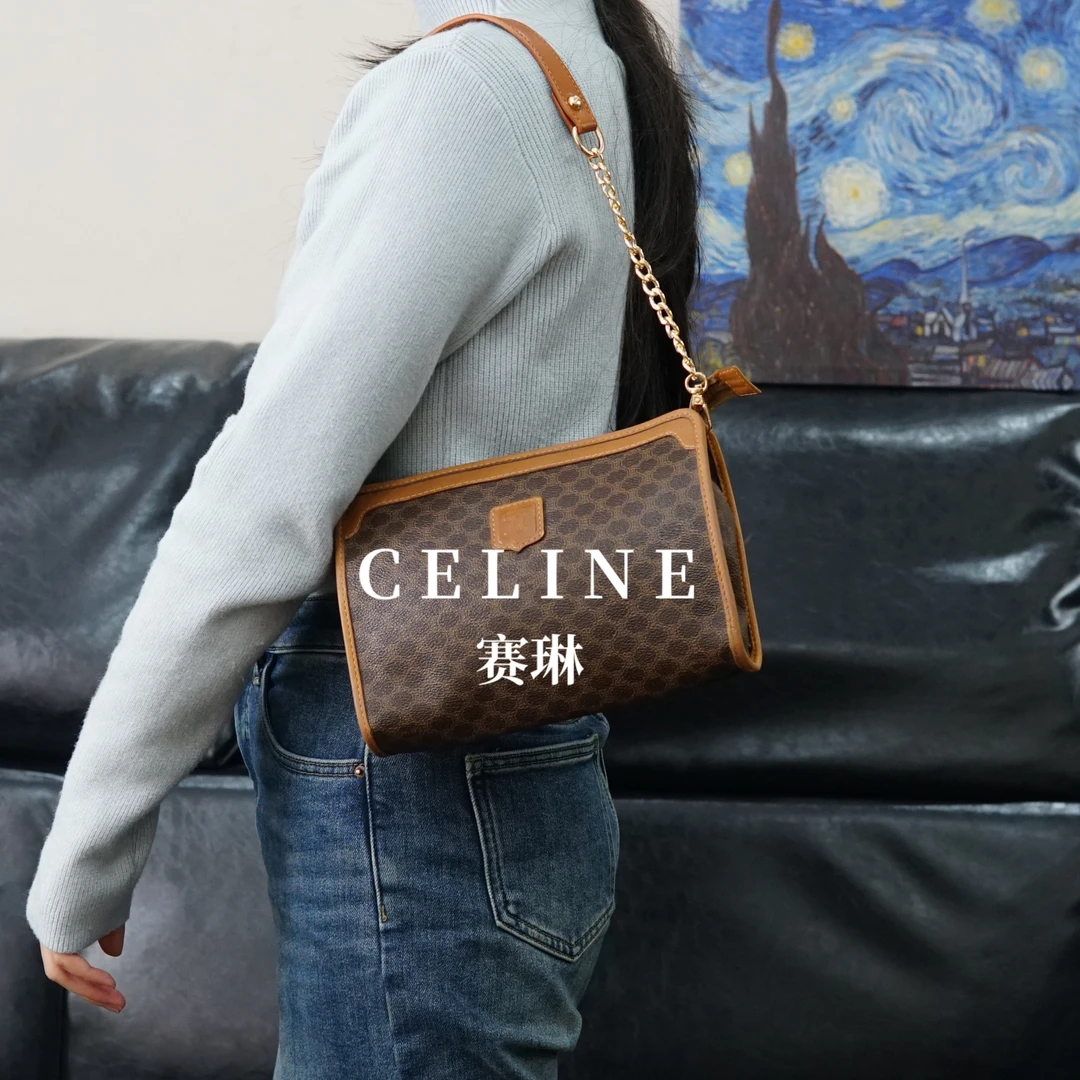 95新 Celine/思琳 老花单肩包/JJ12426556/6556