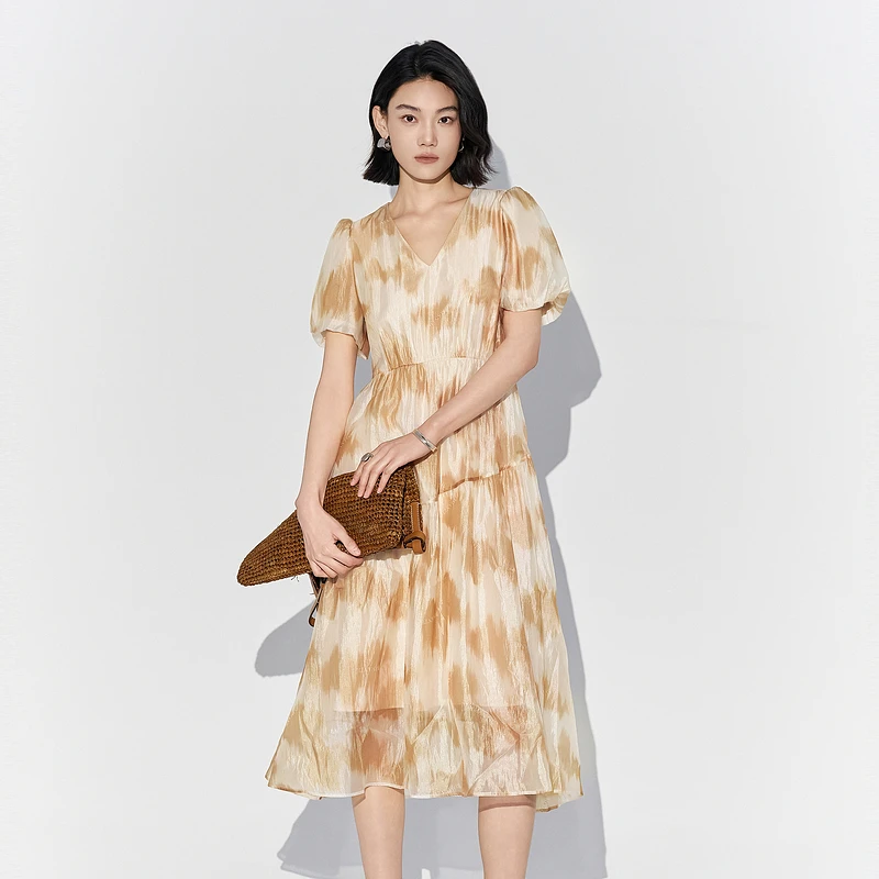 XK204025B797-XG雪歌24夏新款连衣裙