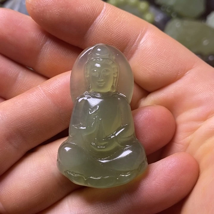 岫玉天然岫玉挂件未镶嵌