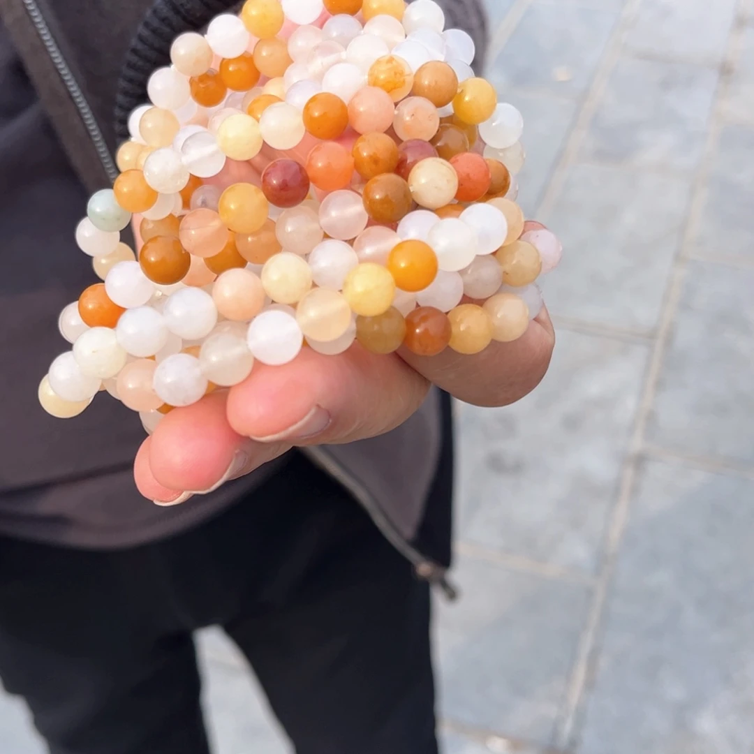 石英质玉（金丝玉）颈饰未镶嵌手串多样性发货（拍一发一）