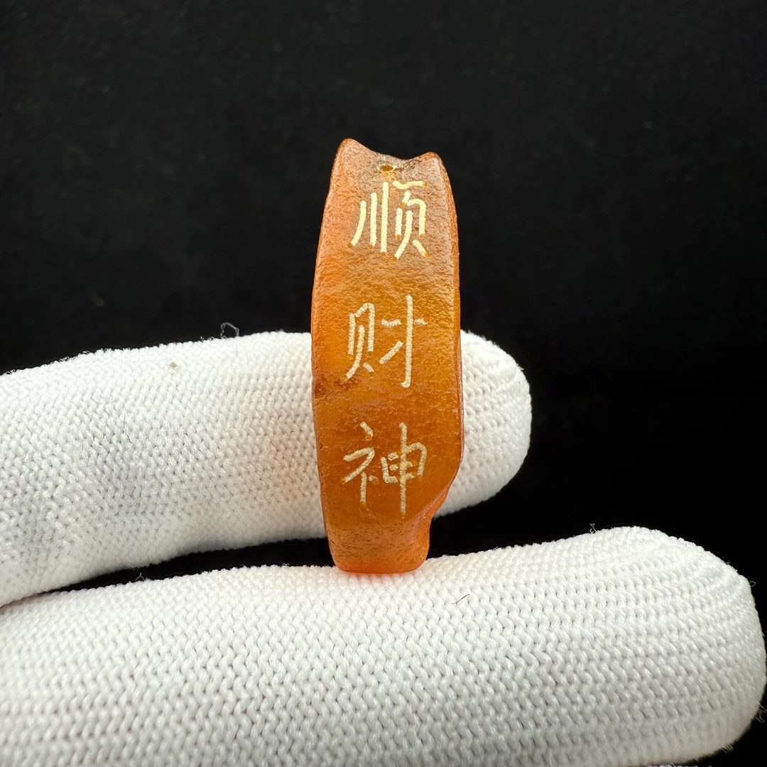 铜木质吊坠 J7131天然全皮吊坠11*35mm支持复检假一罚十