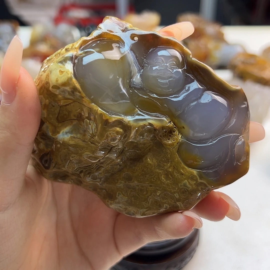 玛瑙/玉髓合金颈饰