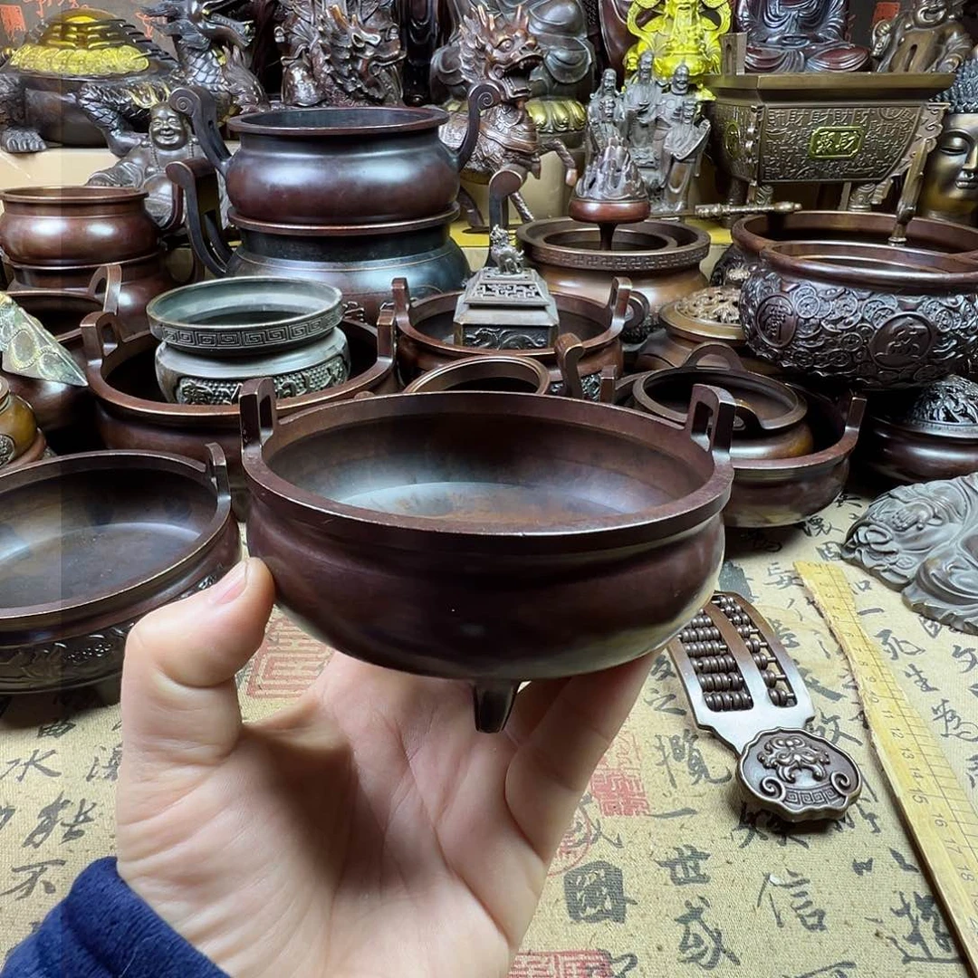铜香炉家用供奉佛像炉