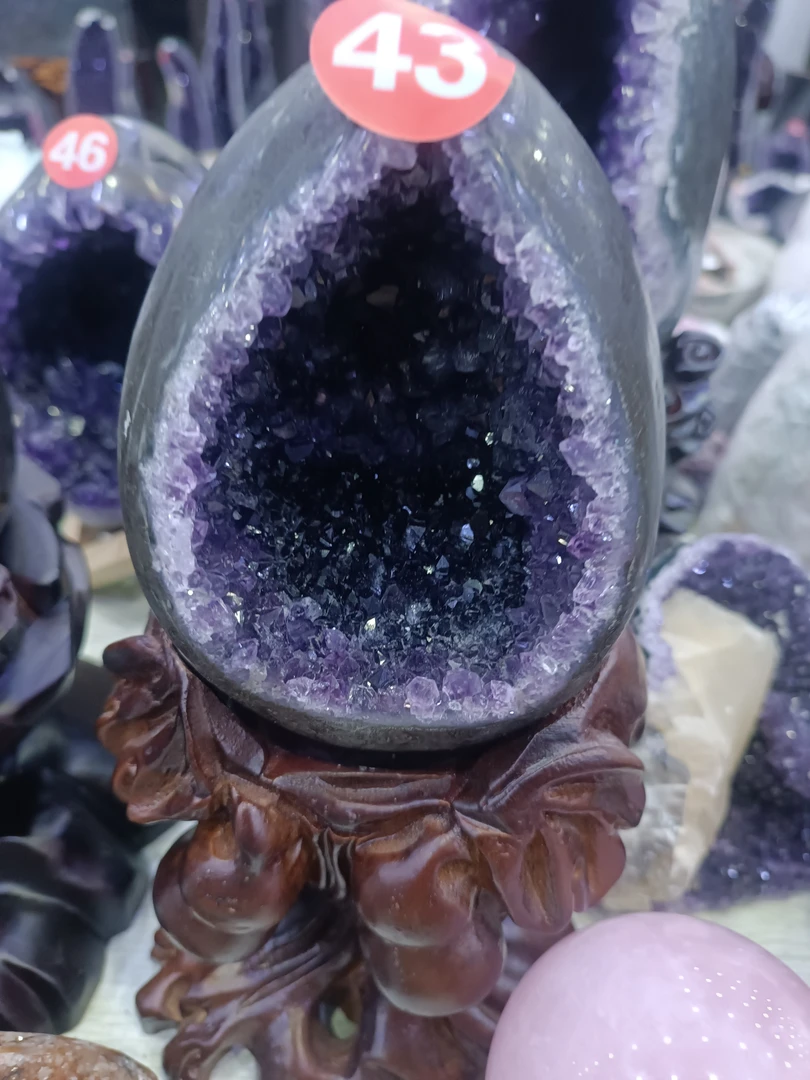 巴西乌拉圭紫水晶摆件