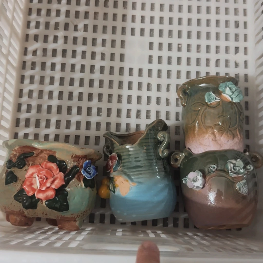 紫砂花盆瑕疵瑕疵