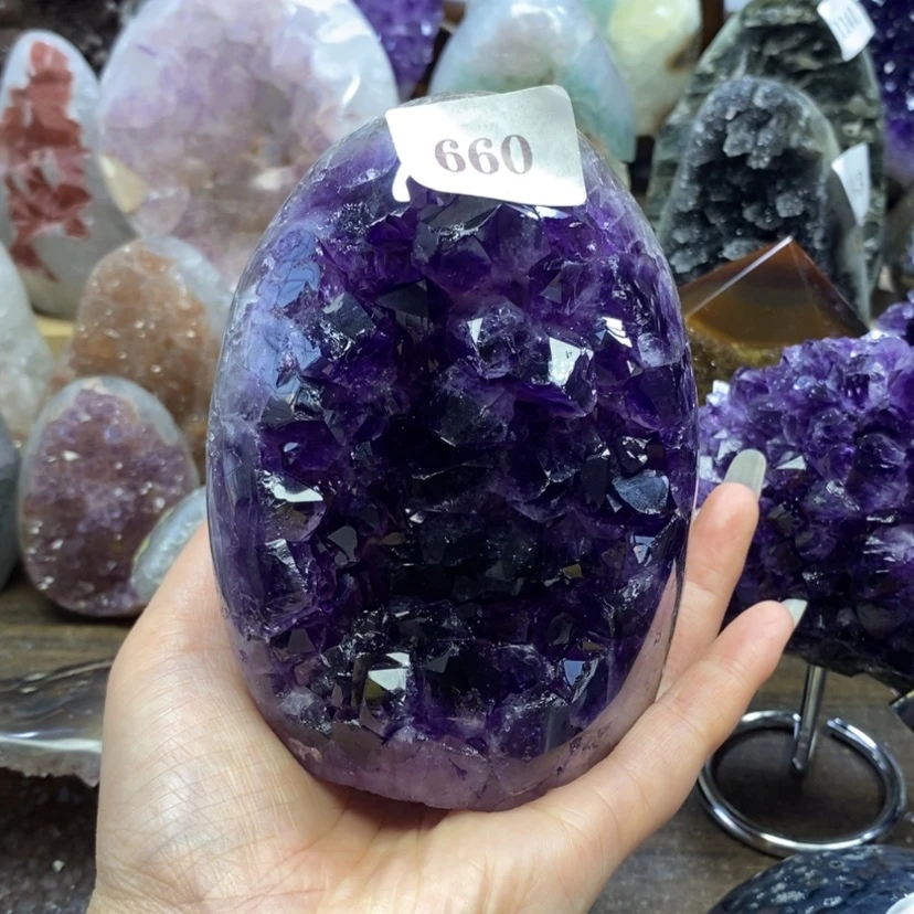 【闪购商品】未镶嵌大型摆件（非配饰）紫晶