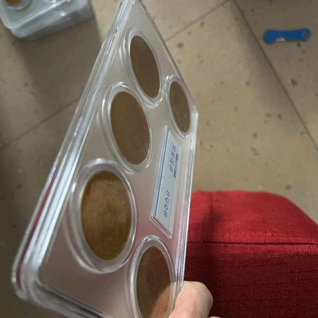 （藏收集）一整盒5枚入盒j币摆件