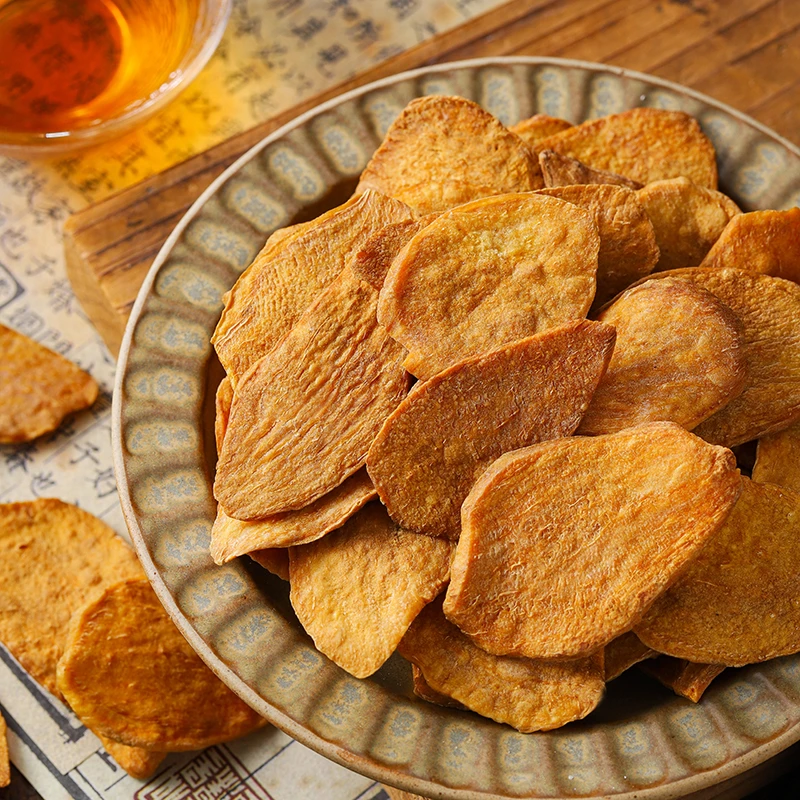 非油炸铁锅沙炒红薯片农家原切番薯片地瓜干250g/袋 口感稍硬