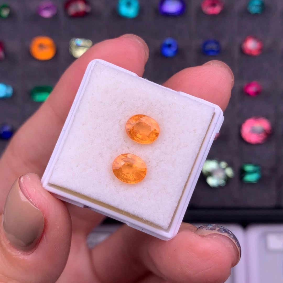 石榴石（芬达石）珠宝半成品未镶嵌2.65ct下播福利