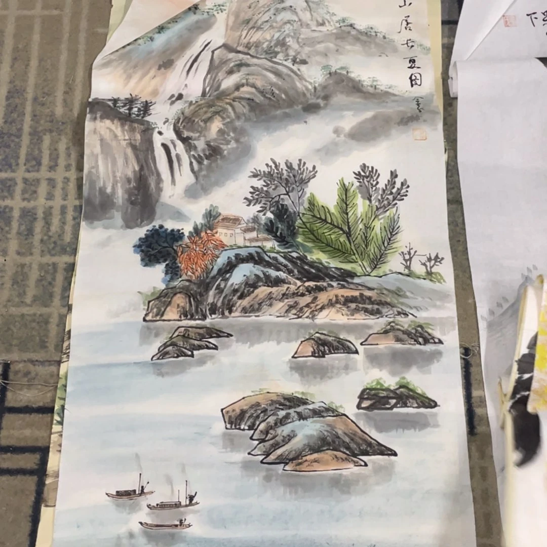 国画枫**?绘画作品金仁5555