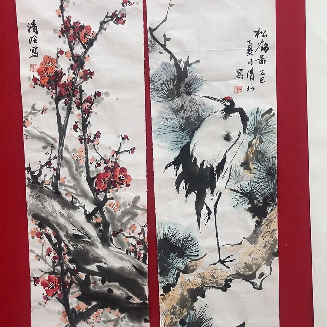 青***心国画绘画作品多次参加