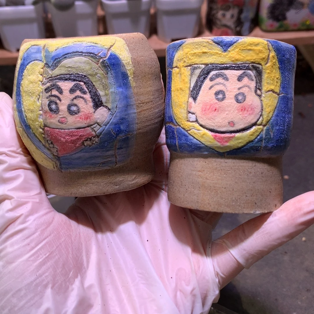 蜡笔小新一对哈哈哈哈