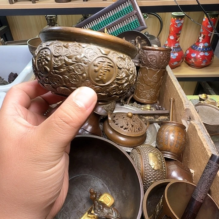铜器办公室茶室摆件