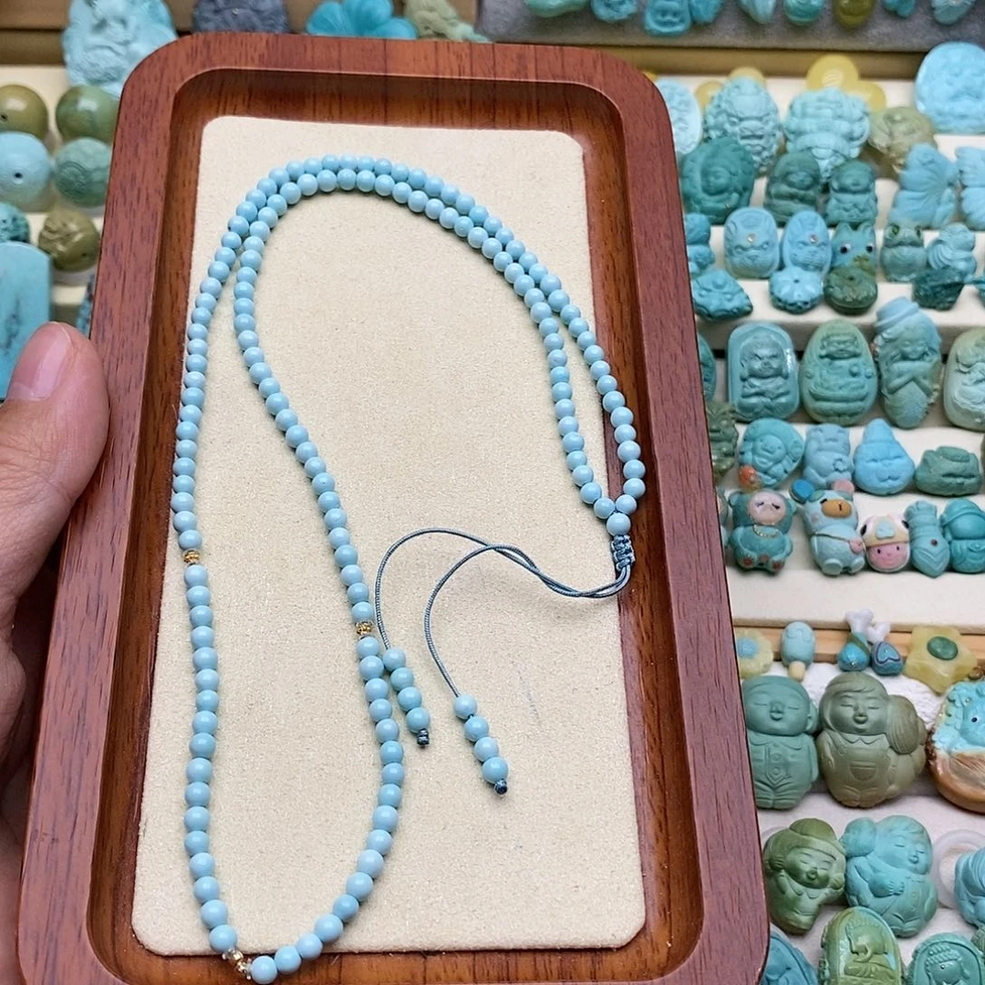 未镶嵌绿松石珠宝半成品