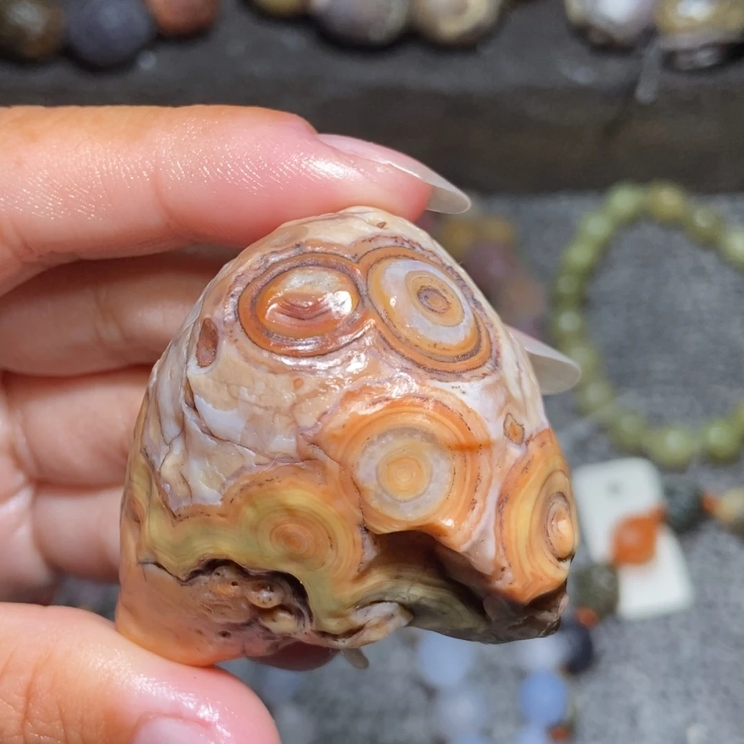 未镶嵌玛瑙/玉髓珠宝半成品