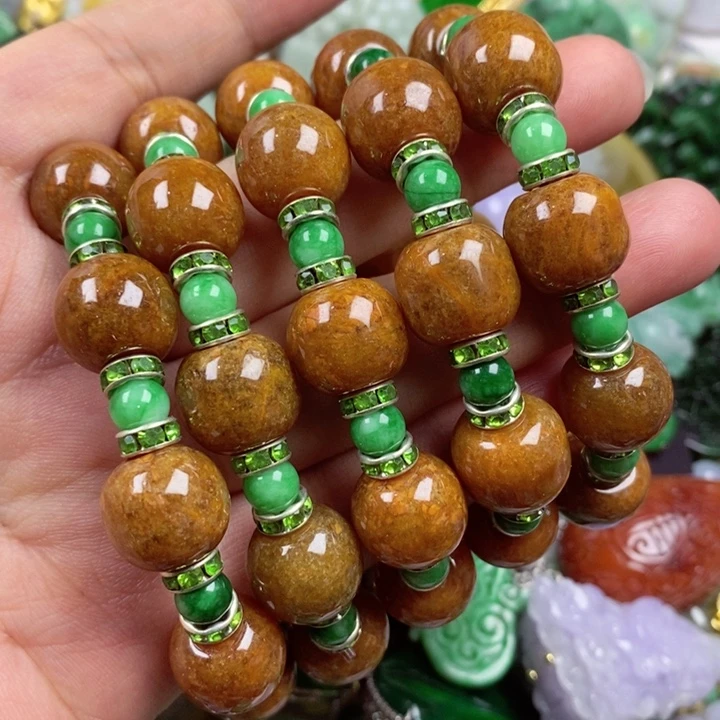 彩***姐吊坠(赠链)未镶嵌翡翠