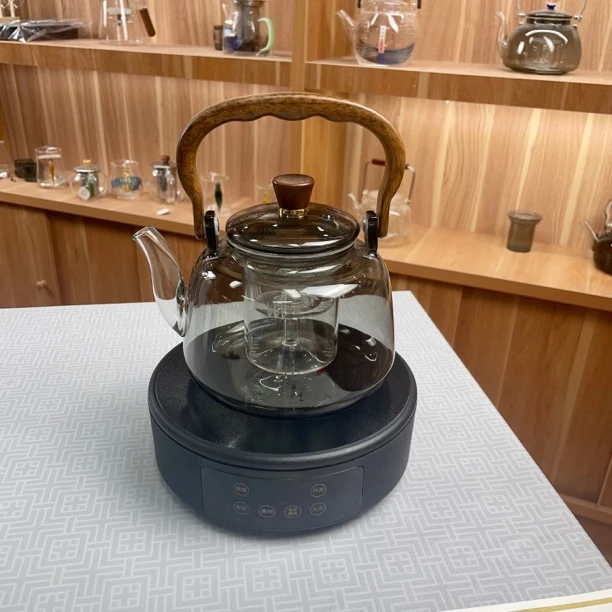 烧水壶泡茶专用小型煮茶器玻璃煮茶壶烧茶壶套装陶瓷电陶炉茶具