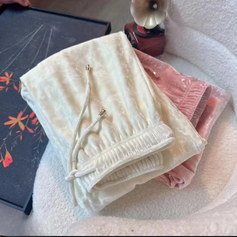 1040【舒雅】舒适轻盈薄款三色裤子