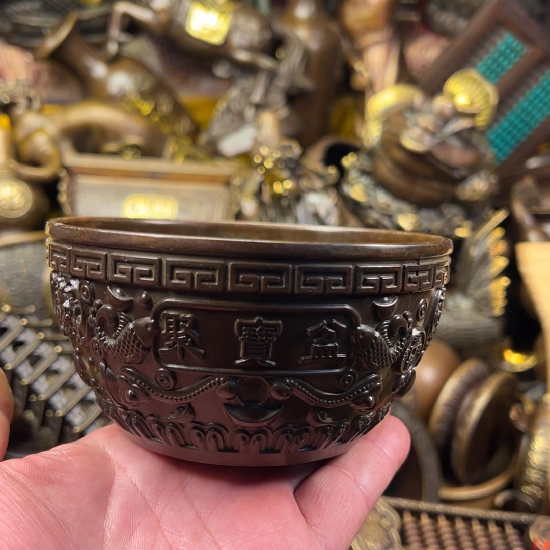 茶壶香炉铜器摆件