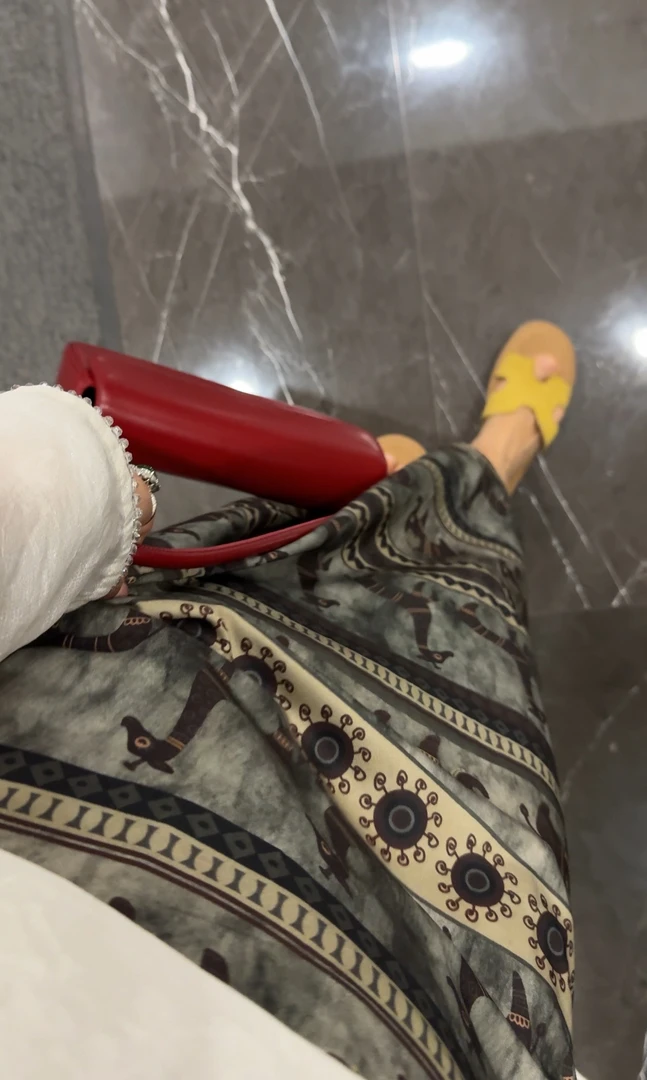 阿黎精选-------夏季大象图案显瘦直筒裙