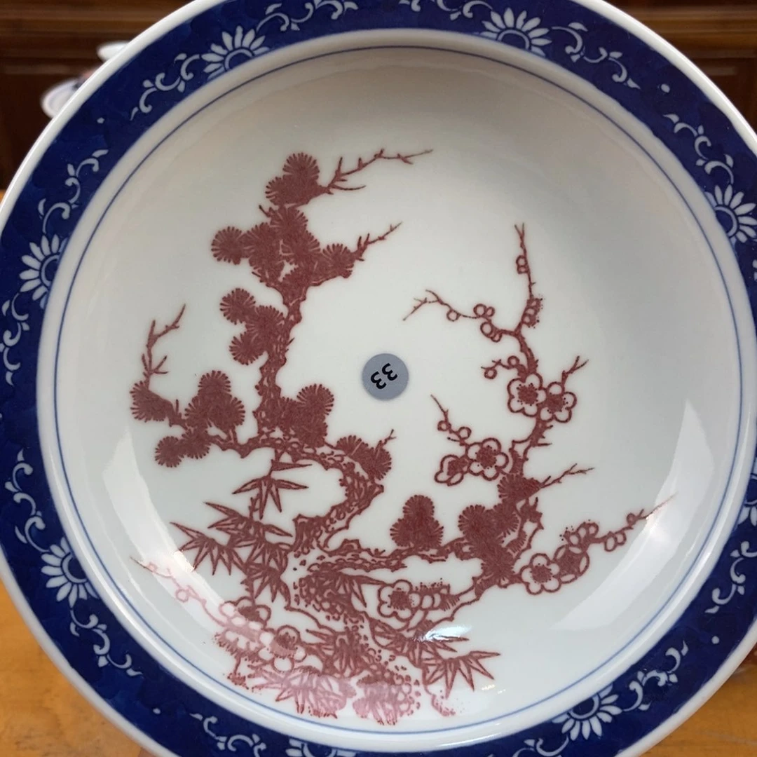 手绘现代茶具非古董