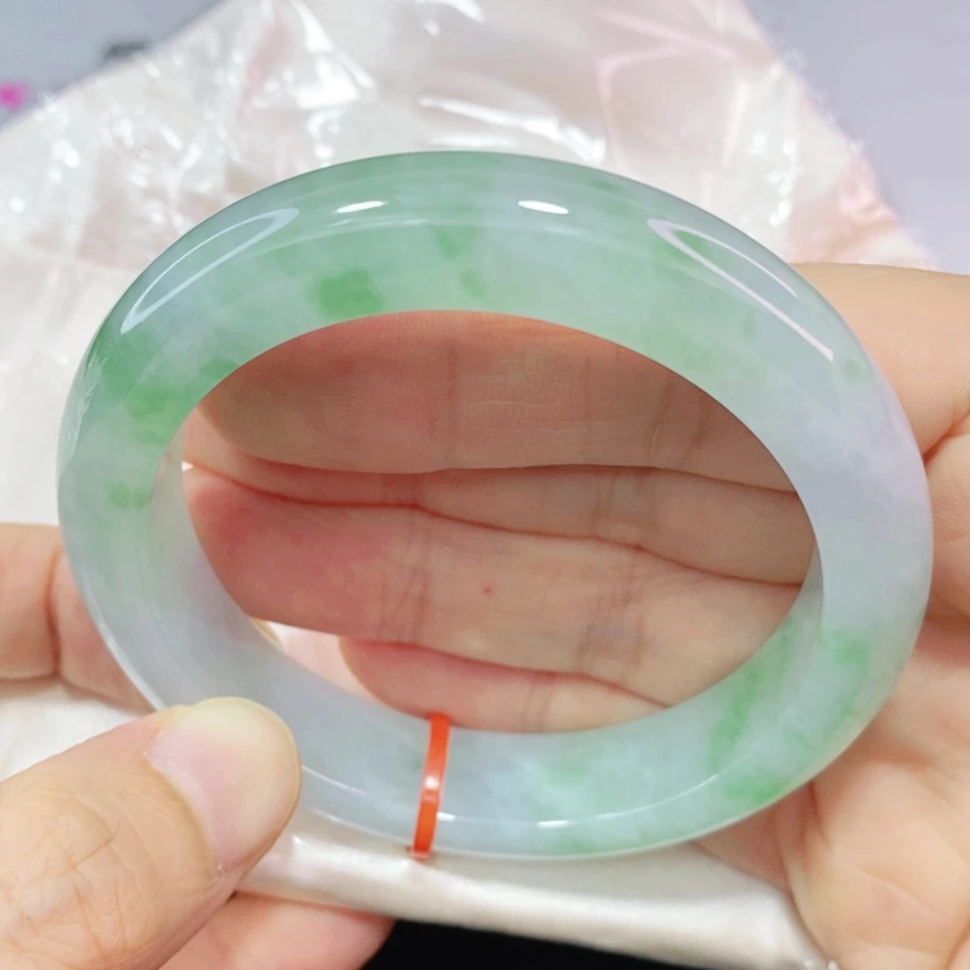 未镶嵌手镯翡翠55.8圈口正圈
