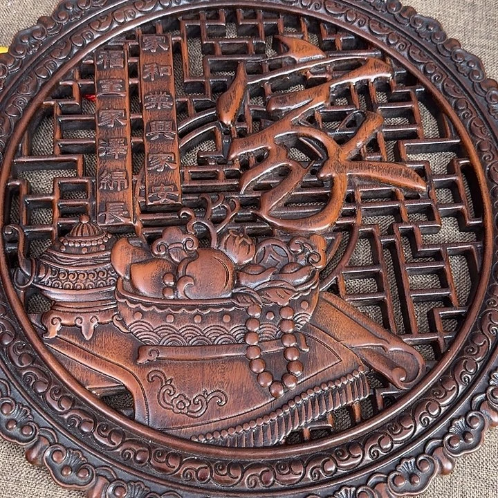 木香樟木38厘米挂件