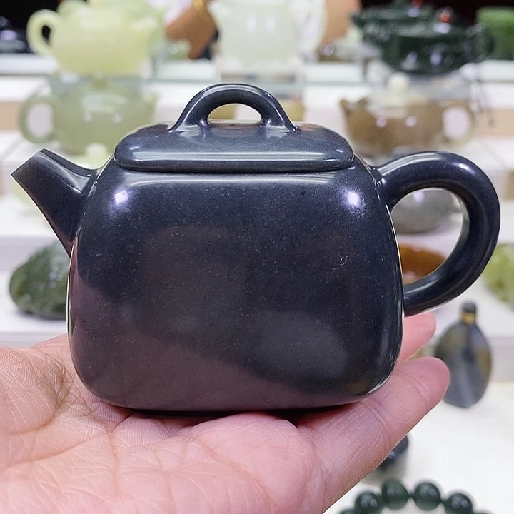 未镶嵌和田玉挂件茶壶170m l
