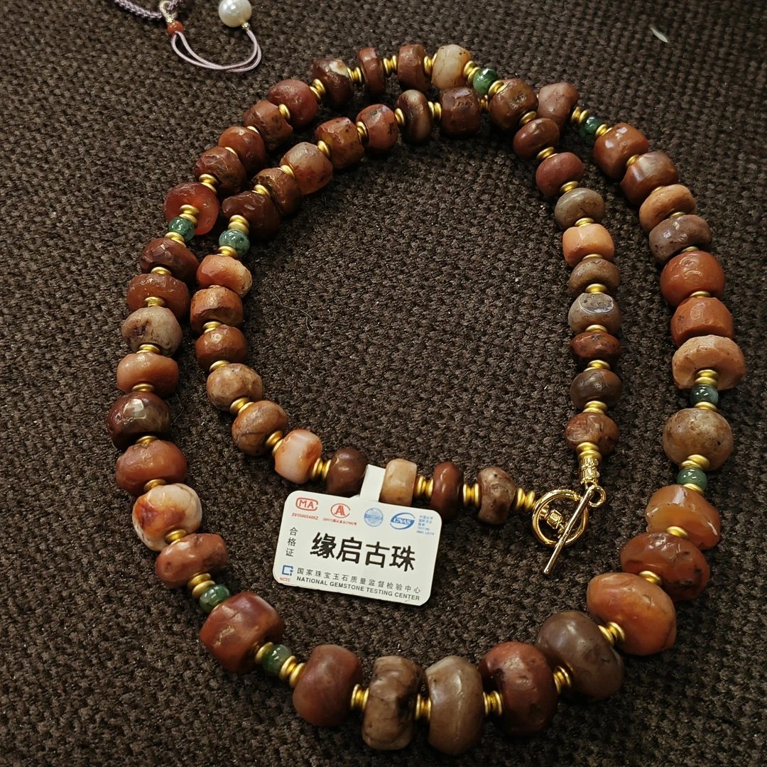 高古石英石毛衣链