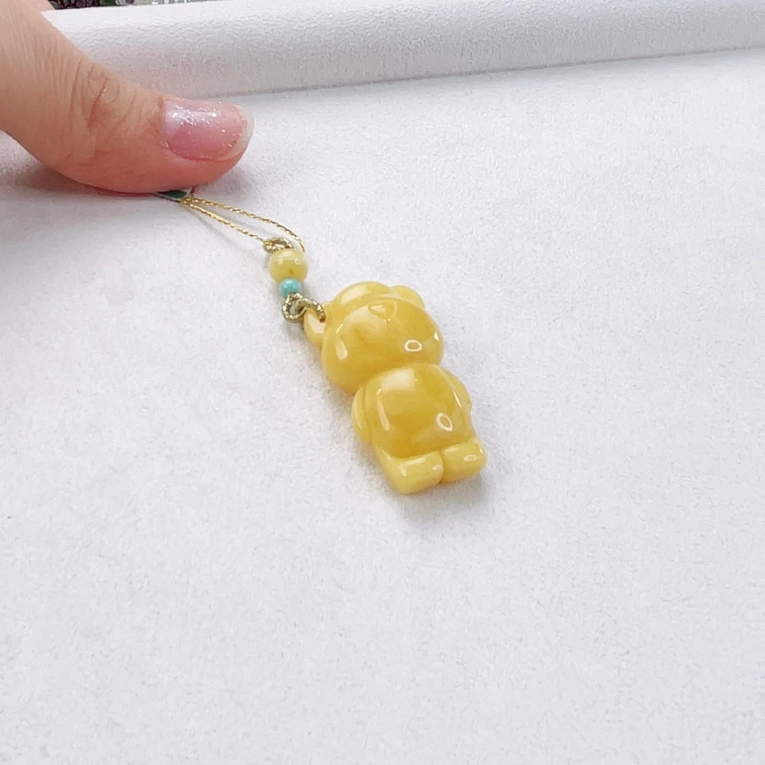 蜜蜡颈饰未镶嵌蜜蜡