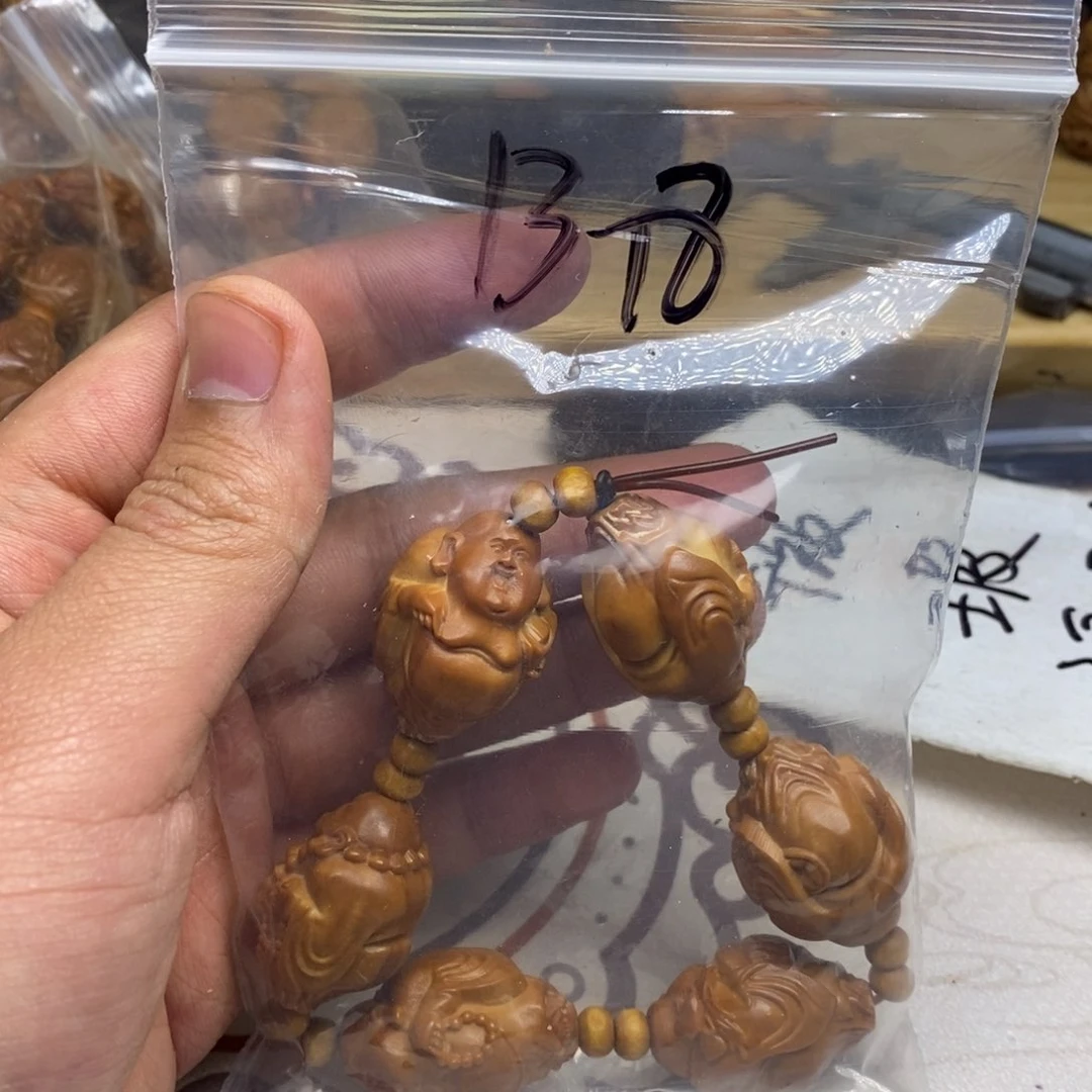 橄榄核手串/手链橄榄核雕刻工艺宇