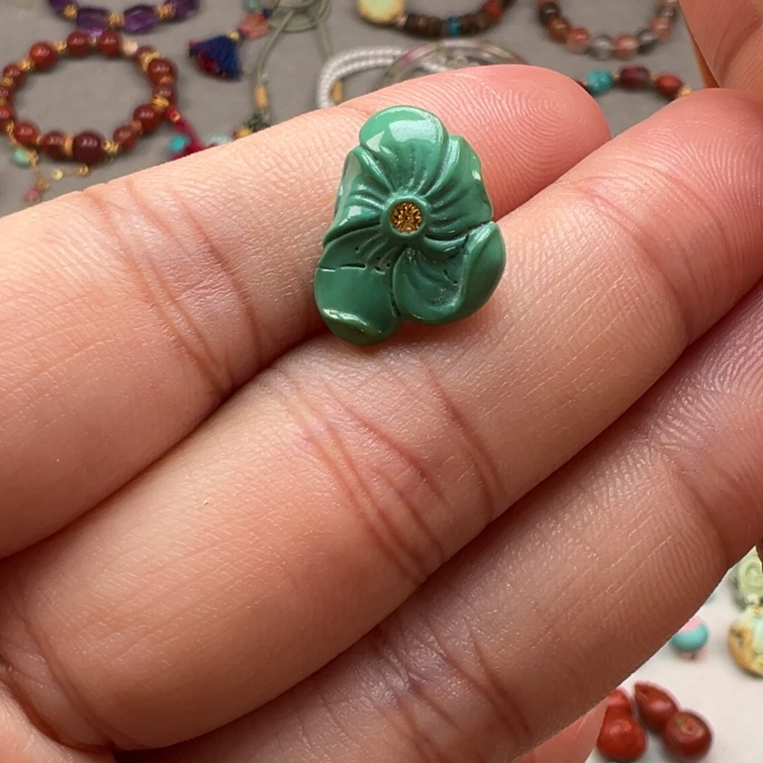 绿松石未镶嵌吊坠(不含链)