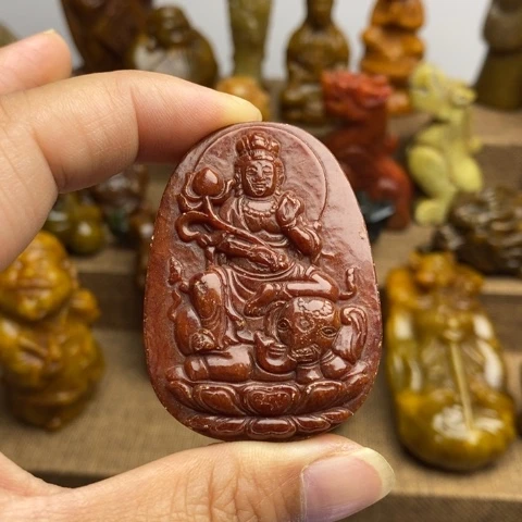 蛇纹石玉未镶嵌颈饰112