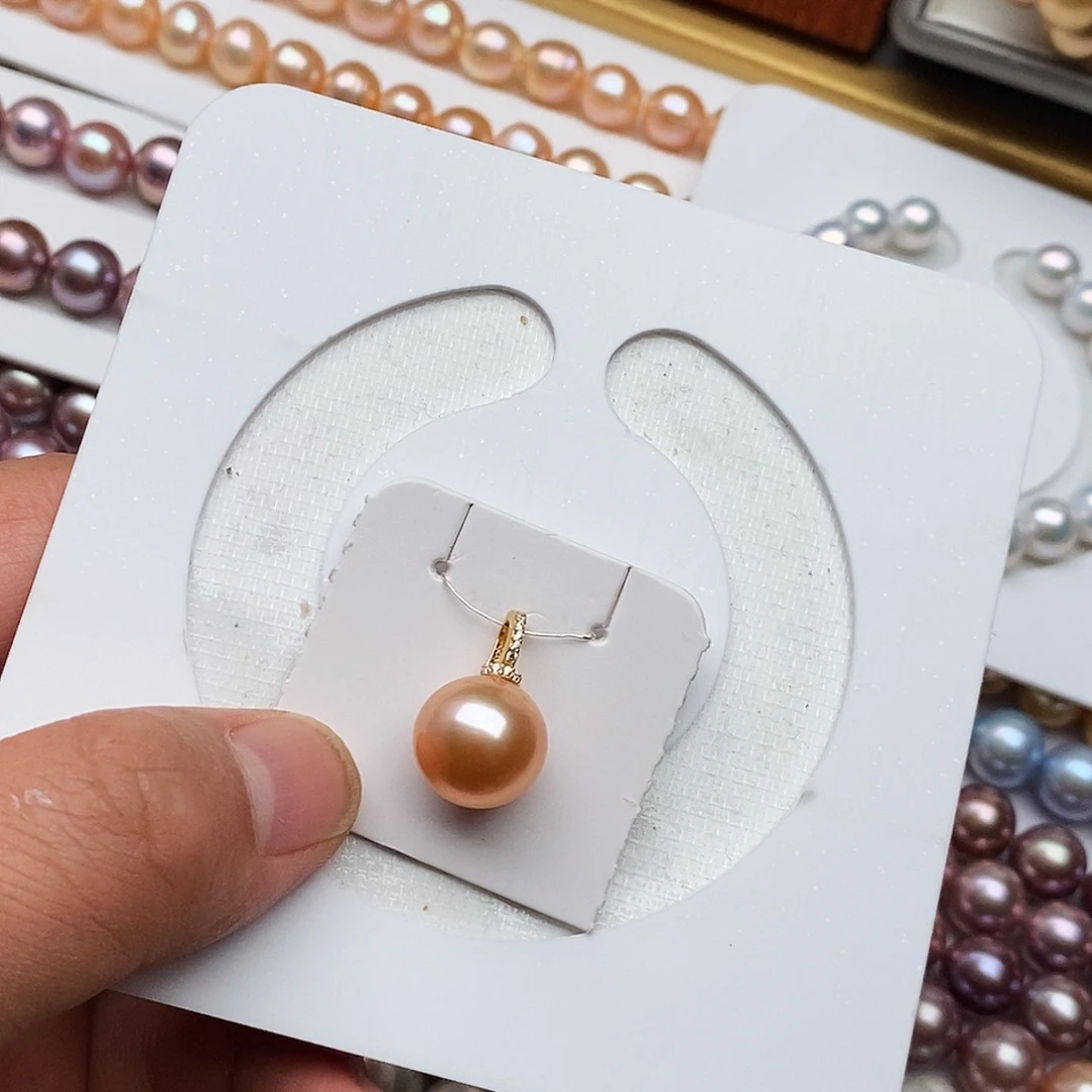 颈饰淡水珍珠银S925镶嵌